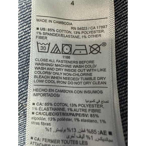 Old Navy Womens Jeans Mid Rise WOW Boyfriend Size 4 Dark Wash Stretch Casual - Picture 5 of 5